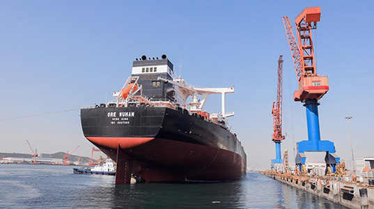 32萬噸礦砂船5號船試航凱旋-生產運行部 王德新.jpg